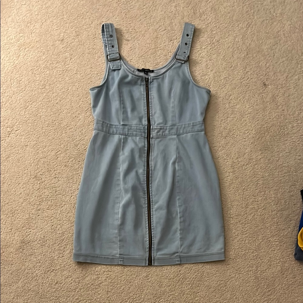 Stylish Blue Denim Mini Dress